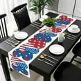 2024 New July Of 4 Independence Day Tablecloth Flax Restaurant Coffee