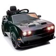 thumbnail image 1 of 2025 New 12V Kids Electric Car Ride on Car, Battery Powered with Remote Control, LED Lights, Blue Tooth, MP3,Great Gift for Boys Girls, Black, 1 of 9