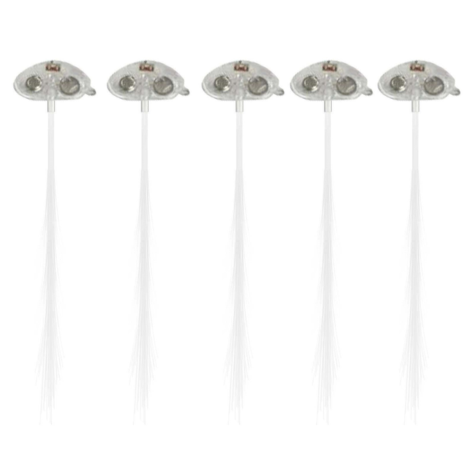2024 New,LED Lights Hair Light Up Fiber LED Hair Barrettes Party Favors