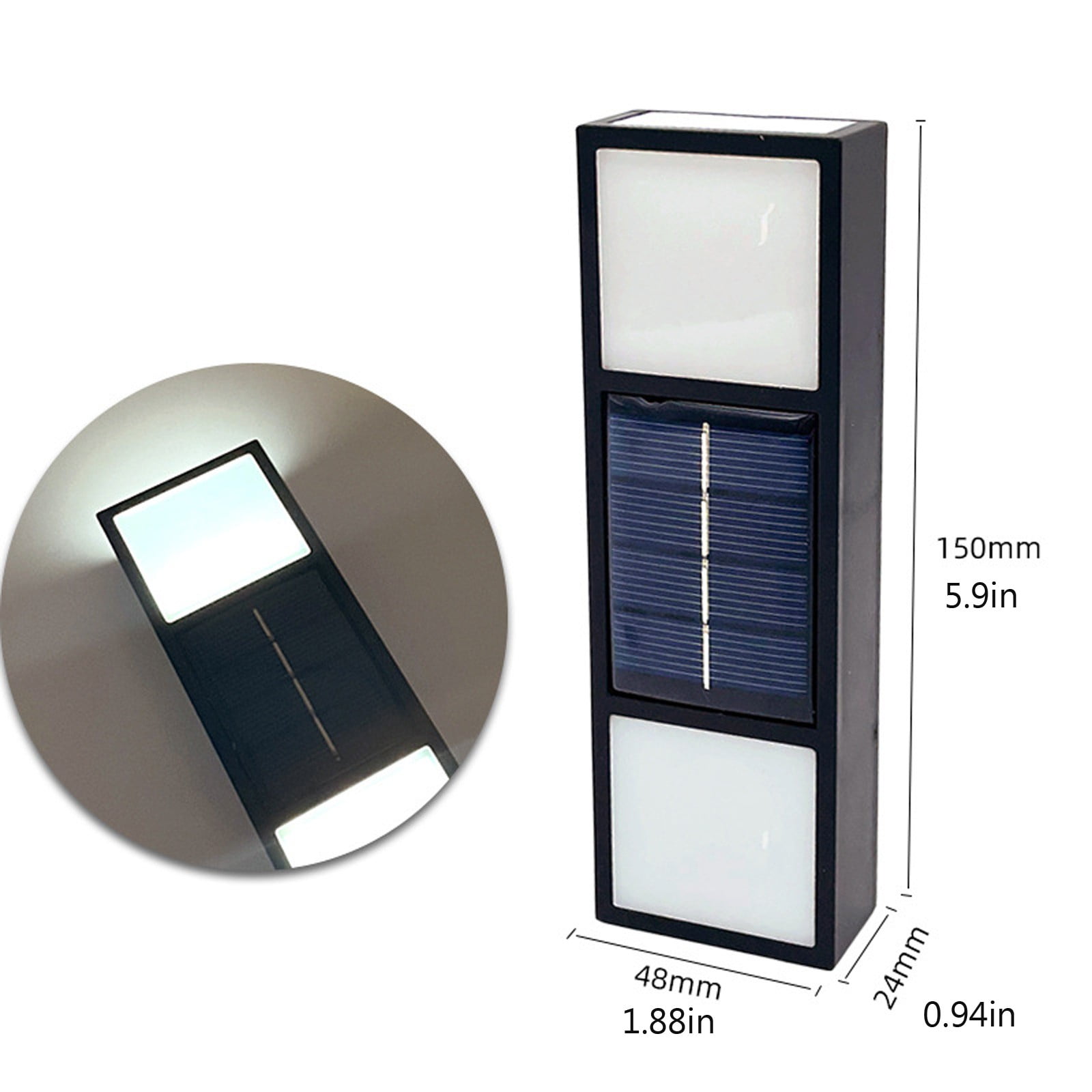 2024 New LED light Outdoor LED Solar Light Wall Sconce Porch Light