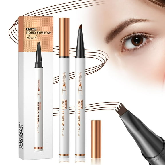 2024 New Magic Eyebrow Pencil, 3D Waterproof Long-Lasting Eyebrow Pen, Natural Fine Stroke Microblading Eyebrow Pencil,Light Brown