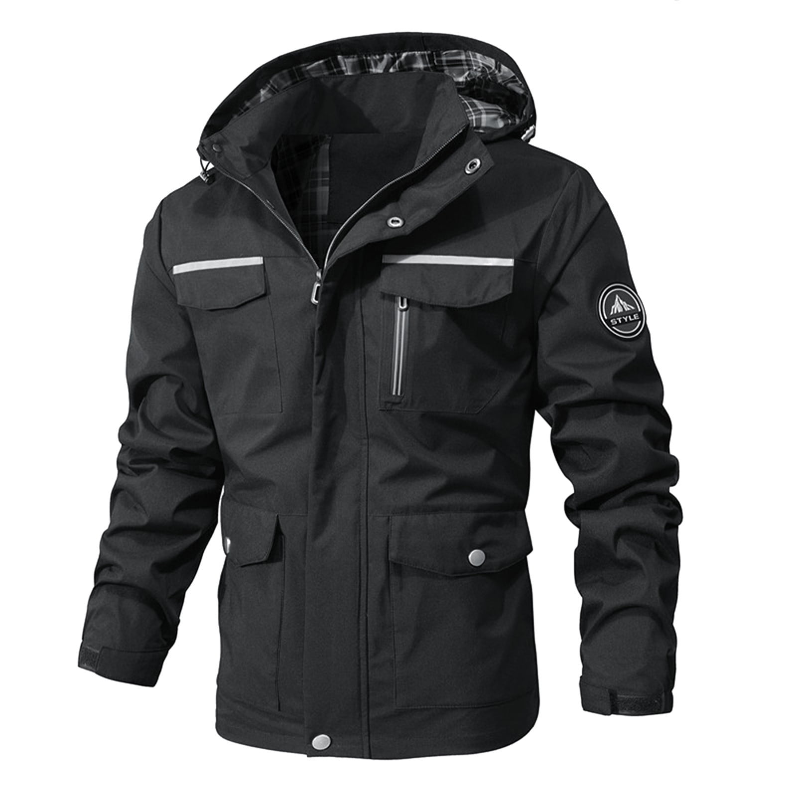 Mens fitted winter jacket discount