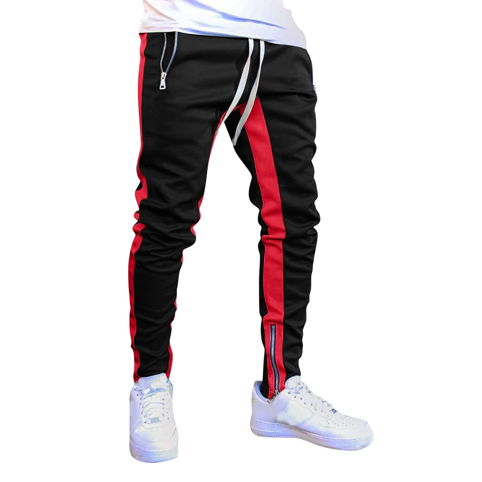 2024 New Mens Autumn Winter Leisure Bleach Pants for Men Outdoor Sports