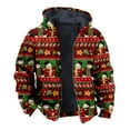 2024 New Mens Christmas Laminated Snowman Men Lightweight Jackets