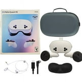 2024 New Meta Quest 3S All-In-One VR Headset 128GB Virtual Reality with Advanced Touch Plus Controllers, 1832x1920 up to 120 Hz Refresh Rate LCD, Enhanced Graphics, Mytrix Case, Cable & Earphone
