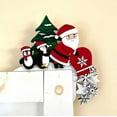 2024 New Metal Christmas Door Toppers Decor, Top Door Frame Corner Sign