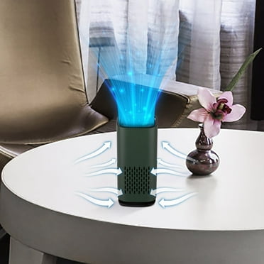 2024 New Mini Air Purifier for Bedroom, Air Purifier, with True HEPA 3-in-1 Filters, Pet Air Purifiers for Home Cat Pee Smell, Quiet 360° intake Air Cleaner for Dust Smoke Odor Dander
