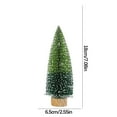 2024 New Mini Christmas Trees, Artificial Bottle Brush Trees with LED