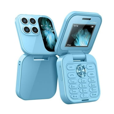 2024 New Mini Flip Mobile Phone 2 SIM Card Small Display Foldable Cell Phone% R6X6