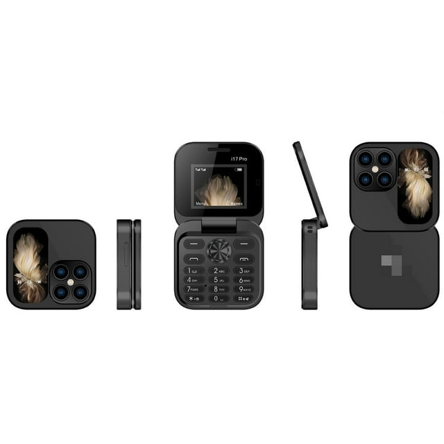 2024 New Mini Flip Mobile Phone 2 SIM Card Small Display Foldable Cell Phone Unlocked Flip Phone 2G Flip Cell Phone For Seniors
