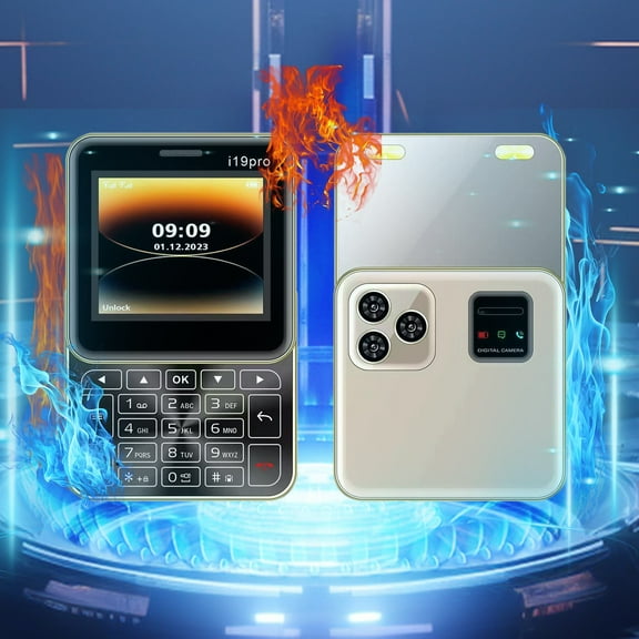 2024 New Mini Flip Mobile Phone 2 SIM Card Small Display Foldable Cell Phone Unlocked Flip Phone 2G Flip Cell Phone For Seniors