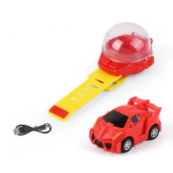 2024 New Mini Remote Control Car Watch Toy, 2.4 GHz Cartoon Remote Control Watch Racing Car, USB Charging Remote Control Car, Wa