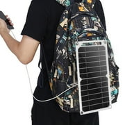 2024 New Outdoor Solar Phone Charging Board Flexible Solar Panel 6W Backpack Solar Charger