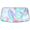 thumbnail image 1 of 2024 New Portable Car Sunshade Summer Front Windshield Sunshade Car Thermal Insulation Sunscreen Foldable Ring Sunshade Car SUV Trucks Universal, 1 of 7
