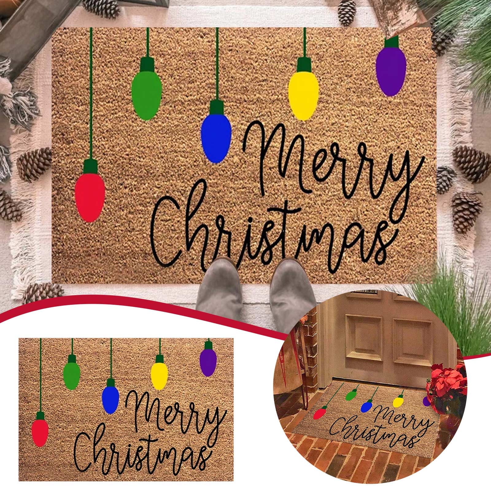 2024 New Releases Carpet Christmas Floor Mat Bathroom Living Room