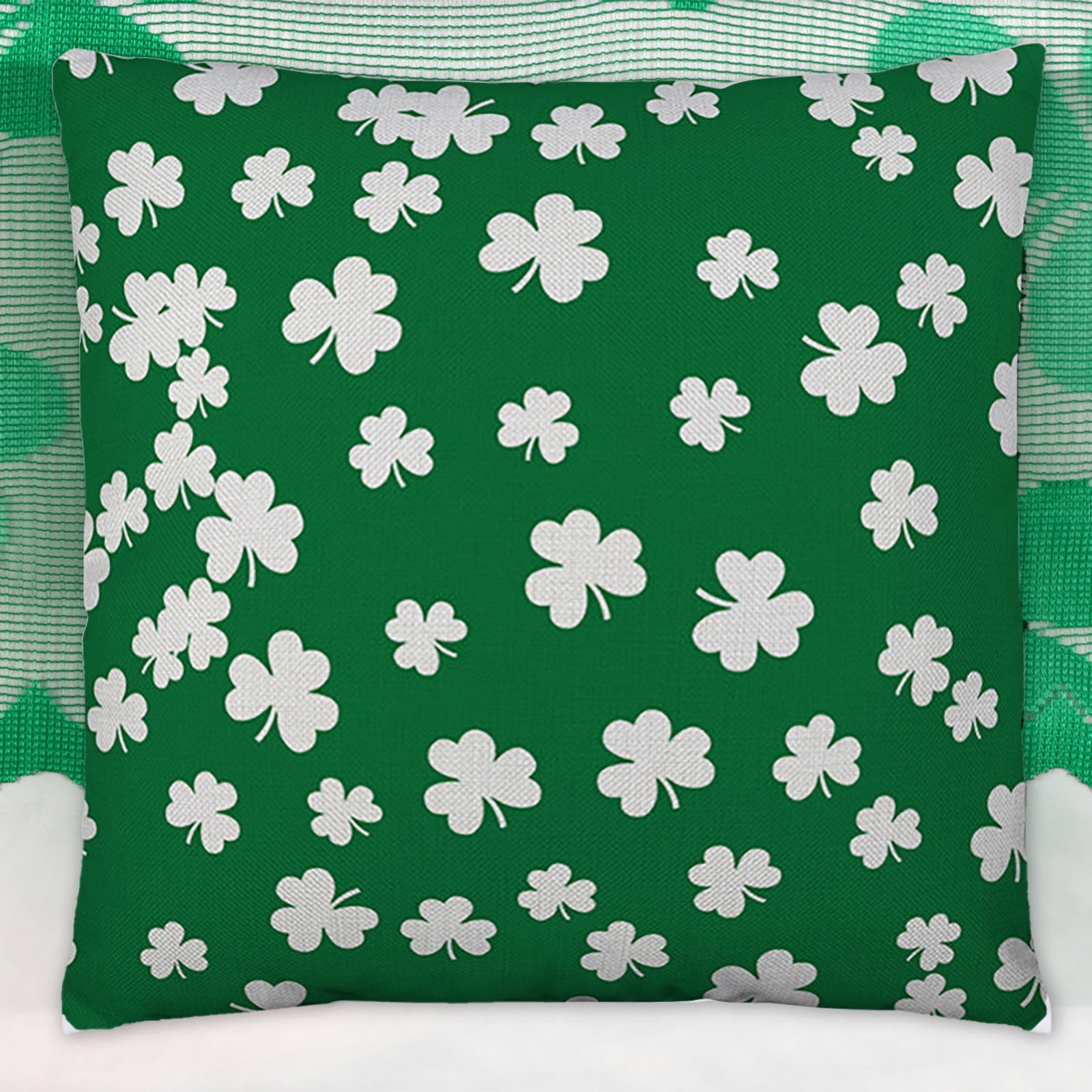 2024 New Releases Pillow Case Holiday Linen Cushion Pillow Irish