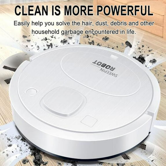 2024 New Robot Vacuum and Mop, Sweeping Robot With A New Sweeping Machine USB Charging High Suction Sweeping And Mopping Integrated White