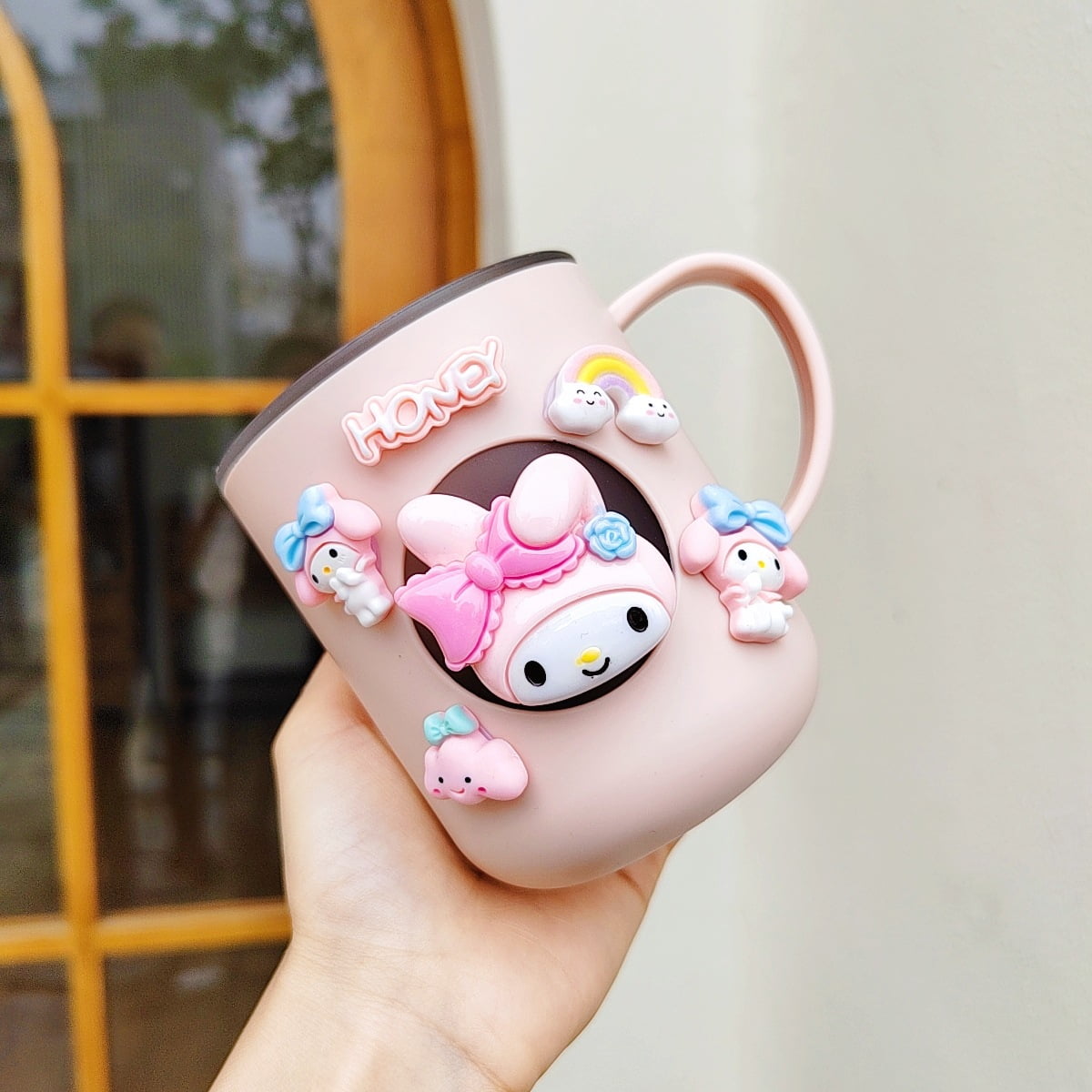 2024 New Sanrio Hello Kitty Toothbrush Cup Cute Cartoon Cinnamoroll