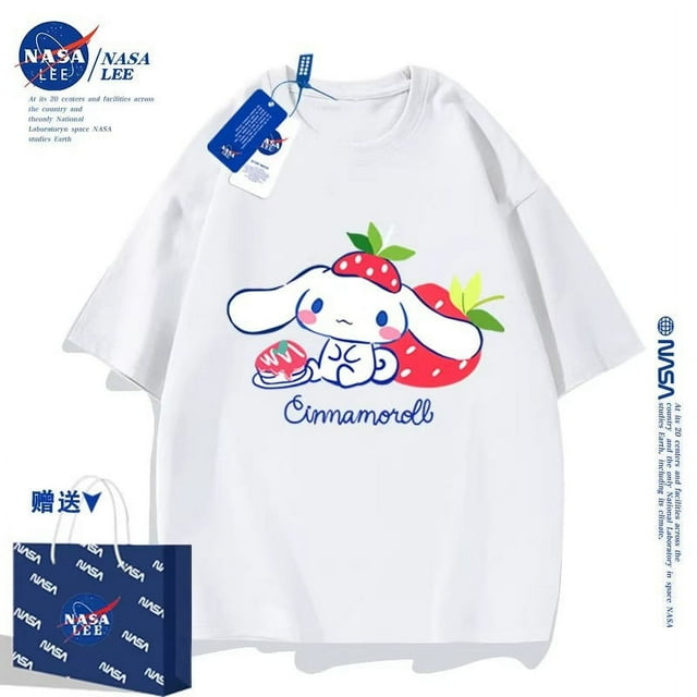2024 New Sanrio Summer Cotton TShirt Short Sleeve Casual Boys and