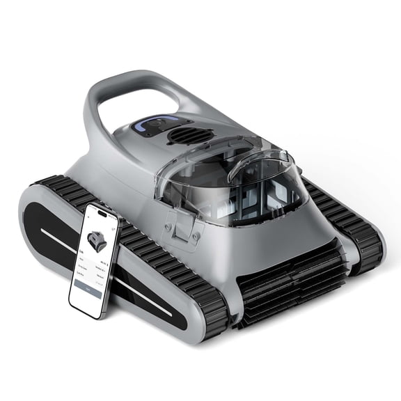 Seauto Crab Cordless Robotic Pool Cleaner, 3D Obstacle Avoidance & Smart Path Planning, for Inground & Above Ground Pools