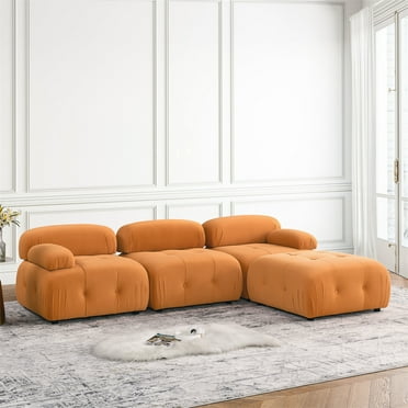 2024 New Sectional Sofa, Living Room Sofa, L Shaped Couch Chaise With Reversible Ottoman, Living Room Couch, Modular Sectional Sofa Couch For Apartment Office Bedroom