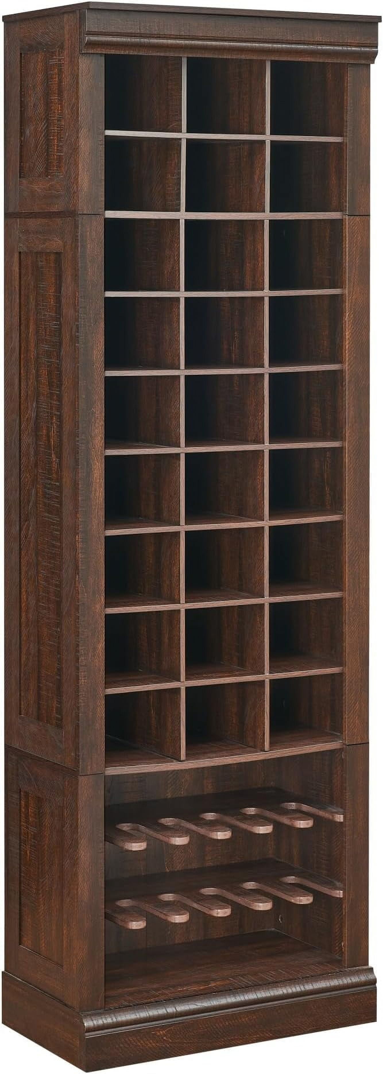 2024 New Shoe Storage Cabinet, Freestanding Tall Closet Shoe Organizer with Cubbies for 33 Pairs, Wooden Shoe Rack for Closet, Entryway, Living Room