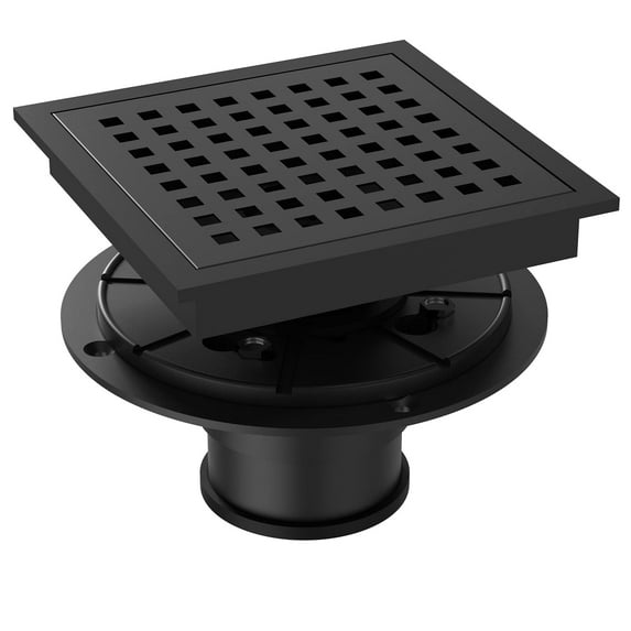 2024 New Shower Drain, Linear Shower Drain 304 Stainless Steel High Flow Shower Drain Kit with Grate Removable, Adjustable Leveling Feet, Rectangular Shower Drain
