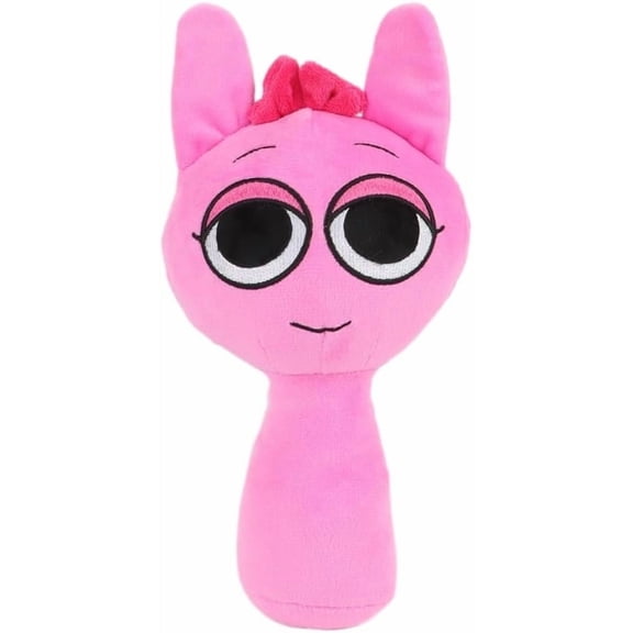 2024 New Sprunki Plush, 10" Cute Pink Pinki Plushies Toy for Fans Gift, Soft Stuffed Figuer Doll for Kids Adults, Birthday Christmas Choice for Boys Girls