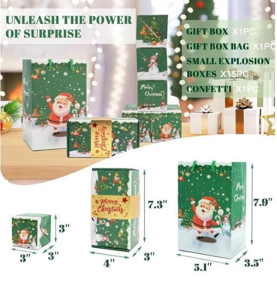 2024 New Surprise Gift Box Explosion Clearance Merry Christmas Surprise