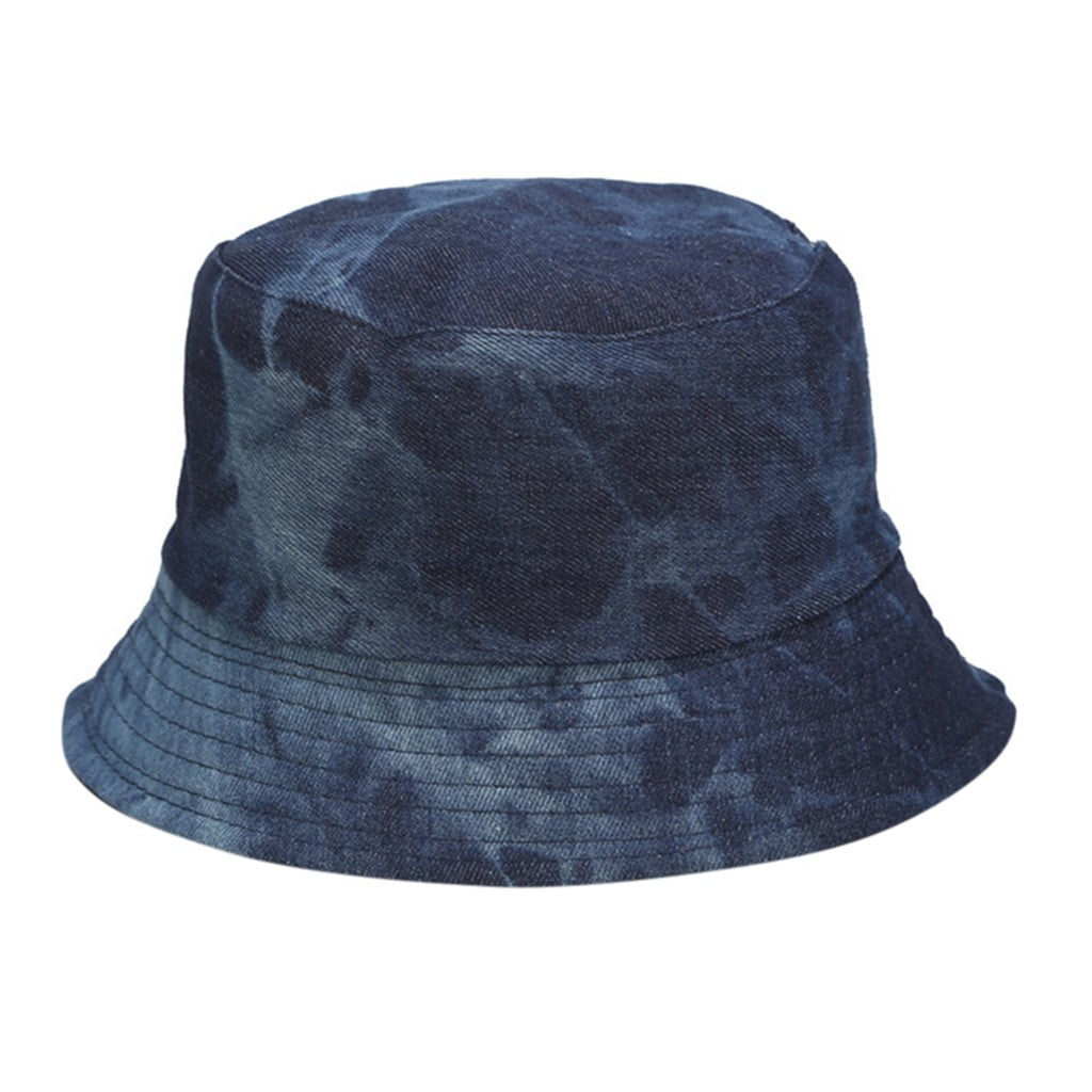 2024 New Unisex Adult Women Men Bucket Hat Ladies Vintage Denim
