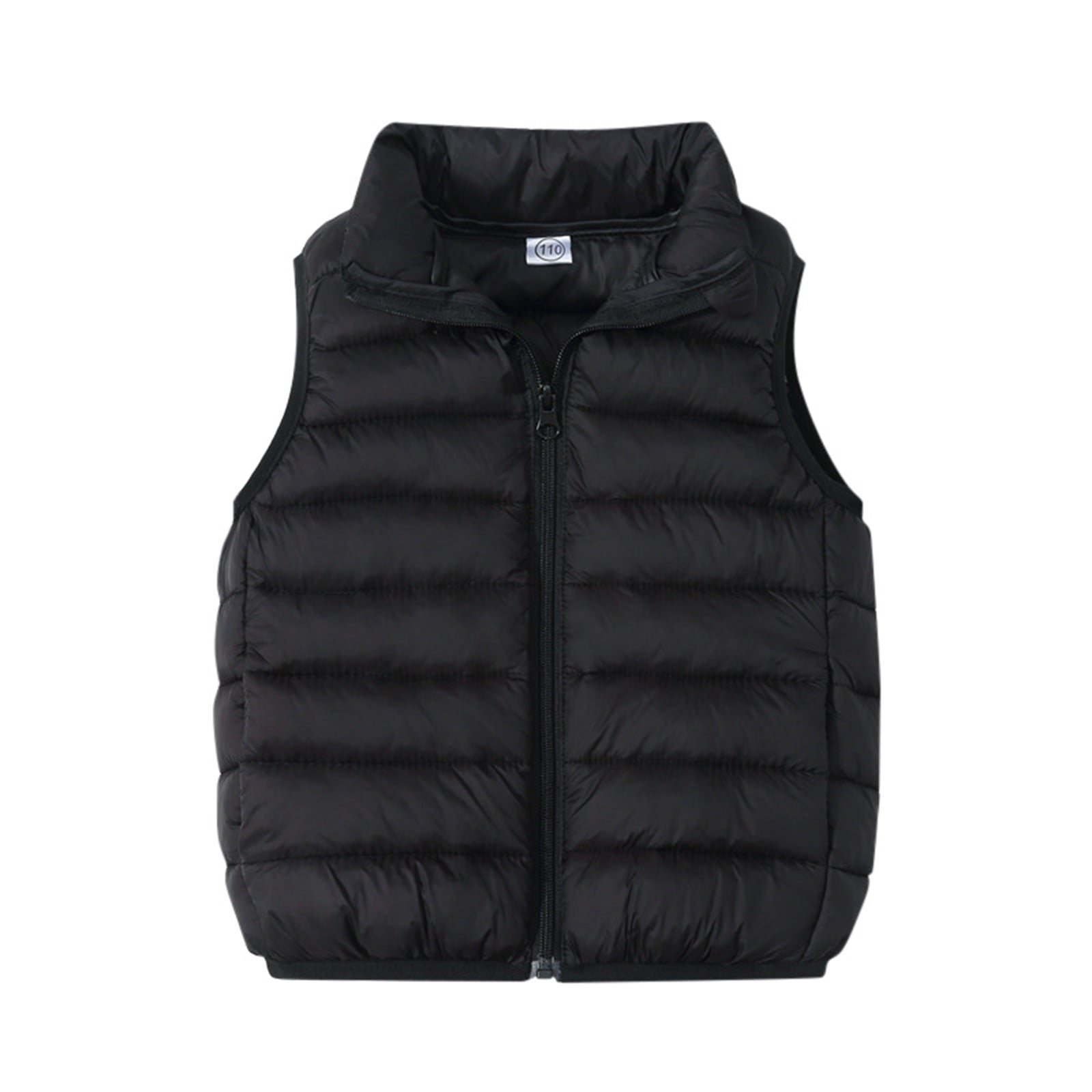 2024 new unisex baby vest stand kids fall jackets girls up collar zip