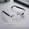 thumbnail image 1 of 2024 New Unisex Smart Glasses - Auto-Dimming/Anti-Blue/Antifog Lens, Wireless Audio/Call, 3-Second Response, Metal Frame, Christmas Gift, 1 of 13