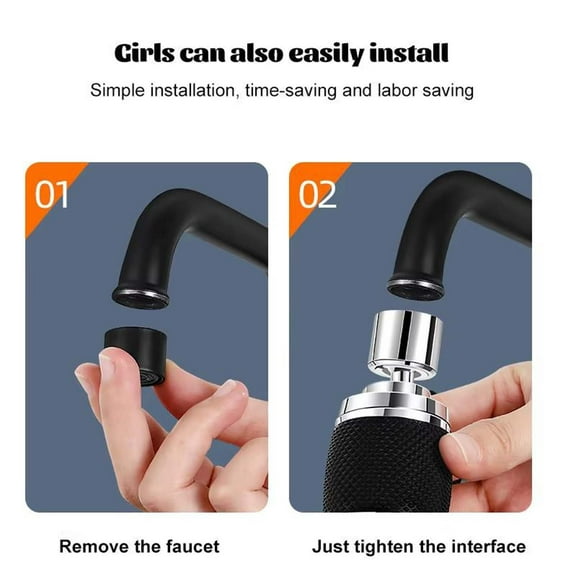 2026 New Upgrade ABS Faucet Filter Universal Rotating Faucet Filter Faucet Extension Aerator Multifunctional Faucet Adapter