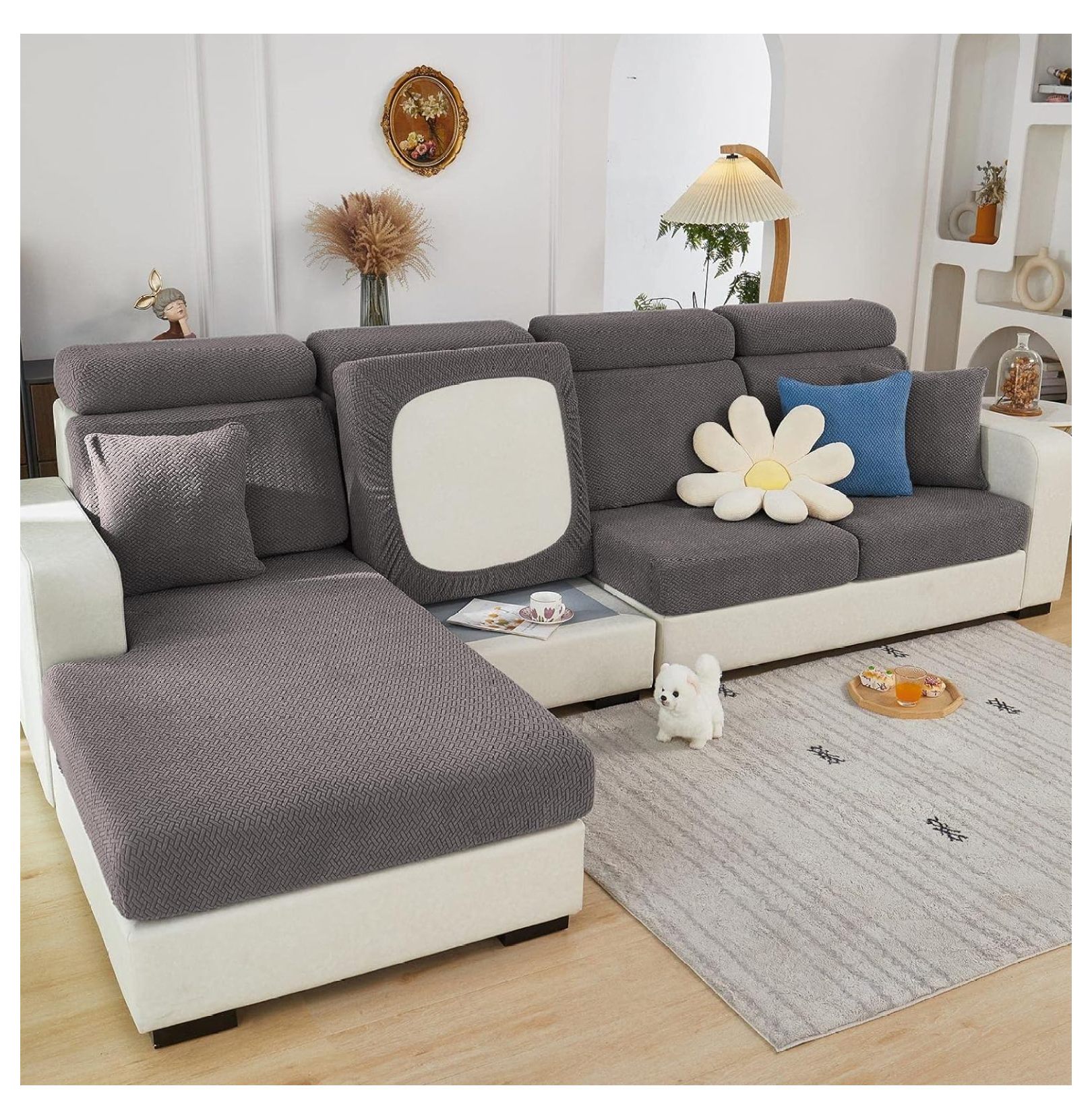 2024 New WearResistant Universal Sofa Cover, Stretch Couch Cushion