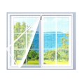 thumbnail image 1 of 2024 New Window Screen Adjustable Window Net Stainless Steel Wire Fine Mesh Screen Protector 39 X 47 Inches Window Frames With Mesh, 1 of 7