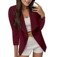 2024 New Women Coat Suit Cardigan Woman Jacket Plus Work office Suit 3/