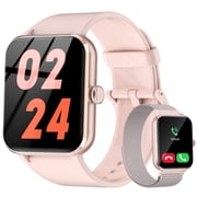 Blackview Smart Watch for Women, Bluetooth Calling, 1.85 HD Screen, Multiple Sport Modes, Message Reminder, Fitness Tracker for Android iOS, IP68 Waterproof, Pink