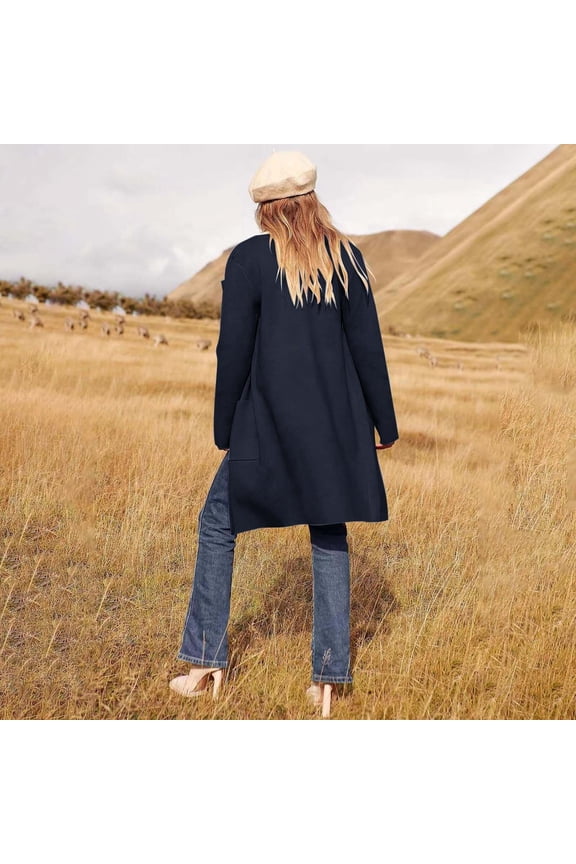 2024 New Women's Casual Cardigan Knitted Lightweight Cardigan Sweater Jacket Jacket Long Mens Funky Wool Winter Jackets Women's Athletic Wool Winter Jackets Wool Women Wool Winter Jackets Seamless Toe