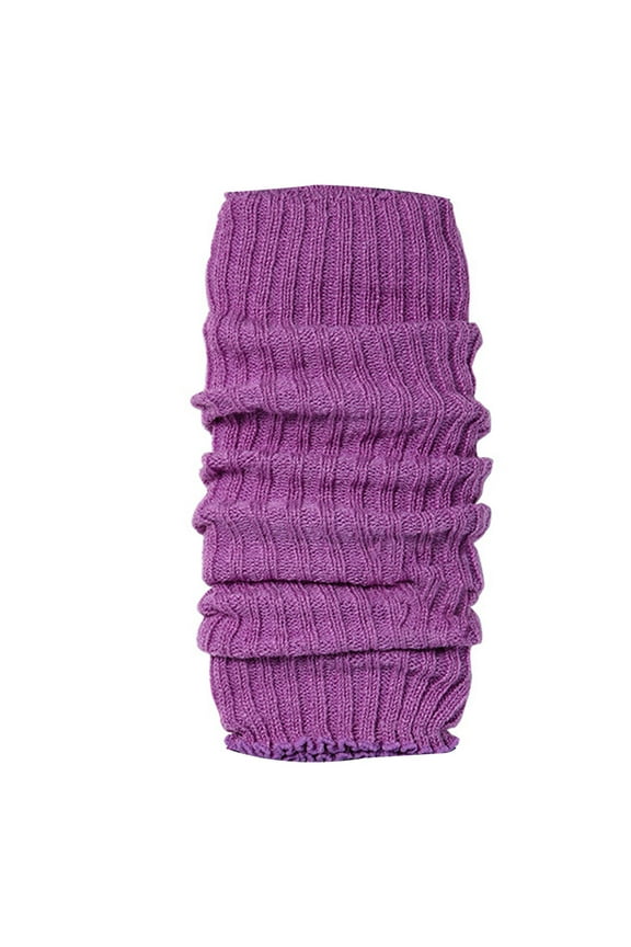 2024 New Women's Solid Color Foot Leg Warmers Christmas Warmers Party Thick Leg Toddler Leg Warmers 5t Warmers Colored Fluorescent Wool Leg Warmer Knitted Socks Leg Warmers Fuzzy Leg W