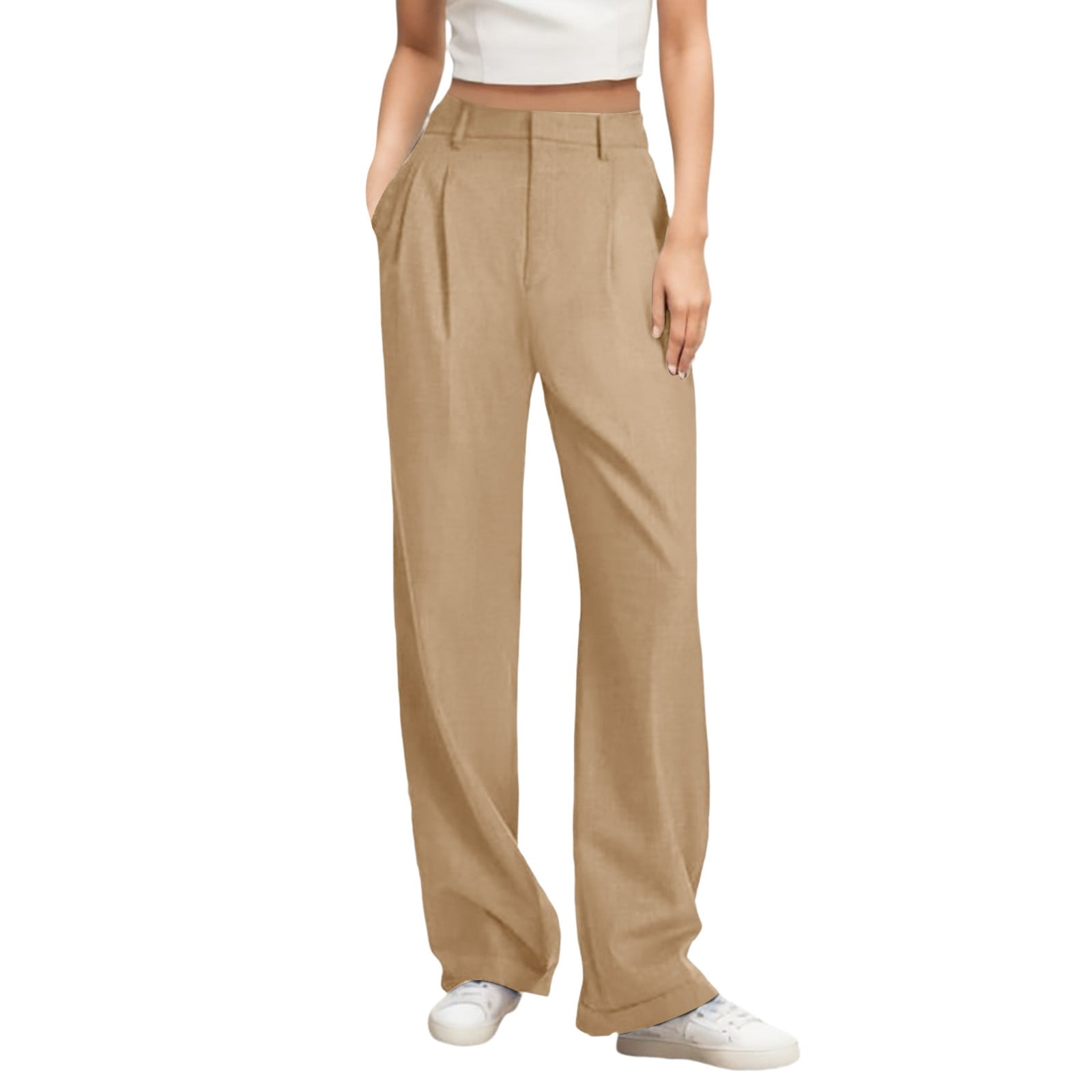 2024 New Women's Wide Leg Pants Comfortable Business Casual Pants for
