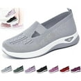 thumbnail image 1 of 2024 New Women's Woven Orthopedic Breathable Soft Shoes Go Walking Slip on Diabetic Foam Shoes Hands Free Slip in Sneakers Arch Support, 1 of 9