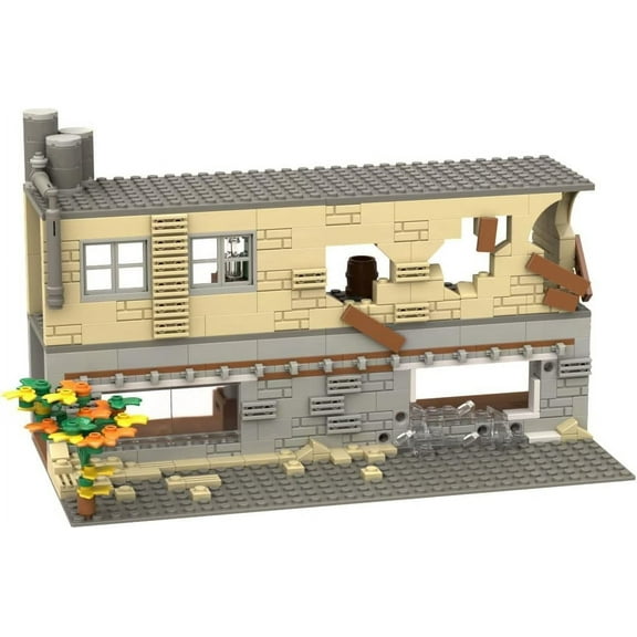 2024 New Ww2 Military Base Building Toys Set:459 Pieces Army Base with Trenches,and Prison-Perfectly Recreating Ww2 Scenes,The Best Gift for Children
