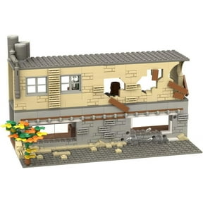 2024 New Ww2 Military Base Building Toys Set:459 Pieces Army Base with Trenches,and Prison-Perfectly Recreating Ww2 Scenes,The Best Gift for Children