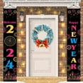 2024 New Year Couplet New Year Couplet Black And Gold Party Hang The