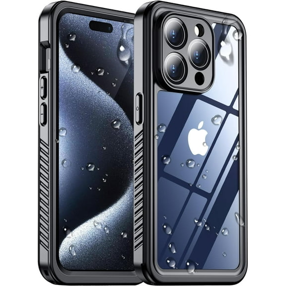2024 New for iPhone 15 Pro Max Case Waterproof, [Compatible With MagSafe][Built-in Screen & Camera Protector][Full Body Shockproof][IP68 Underwater][Dustproof][Dropproof] Phone Case 6.7"