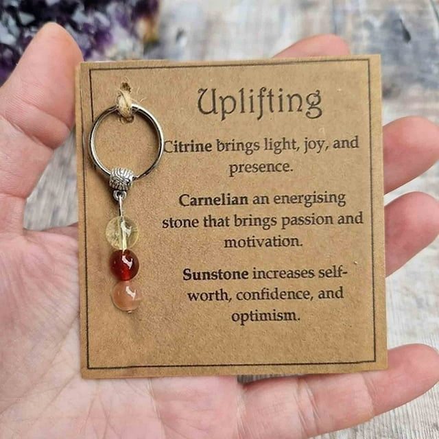 2024 New on Sale Christmas Gift Healing Card Healing Key Ring Christmas