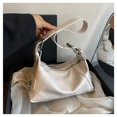 2024 New silver Bag Women‘s Large Capacity Senmeng Fashionable Super