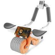 2025 New with timer Ab Abdominal Exercise Roller Elbow Support, abs roller wheel core exercise equipment, Automatic Rebound Abdominal Wheel