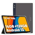 thumbnail image 1 of 2024 Newest 10.95 inch 2K Tablet with Case Android 13 2000x1200 FHD IPS Display Tablets PC, Octa Core, 14GB RAM(6+8G)+128GB ROM(1TB TF), 5+13MP Camera, 7000mAh Battery, Surpport WiFi, GPS, 1 of 10