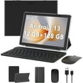 thumbnail image 1 of 2024 Newest Android 13 Tablet with Keyboard 10 Inch 2 in 1 Tablets, 12GB RAM 128GB ROM 1TB Expand, Quad-Core 2.0GHz CPU Tablet PC, 5G WiFi 6 BT 5.0, 8MP Camera, Google Certified Tableta, 1 of 10